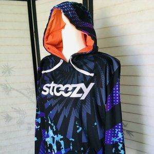 STEEZY Focus Hoodie  Graphics Pullover Mens M~Women L Silky Vibrant Colors
